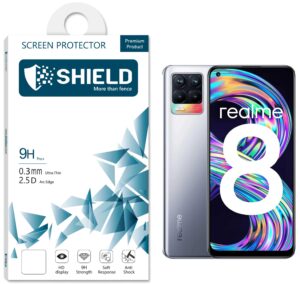 SHIELD Screen Protector Nano 1.2.3.4 “Full Coverage” For Realme 8/8 PRo – Transparent