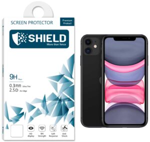 SHIELD Screen Protector 9D Glass “Full Coverage” For iPhone 11 / Xr – Black