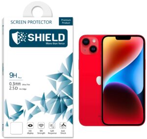 SHIELD Screen Protector 9D Glass “Full Coverage” With Black Frame For Iphone 14 plus / 13 Pro Max