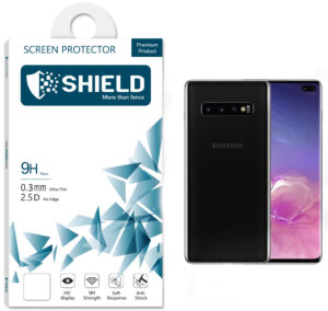 SHIELD Screen Protector Nano 1.2.3.4 Full Coverage “Anti Finger” for Samsung Galaxy S10 – Transparent