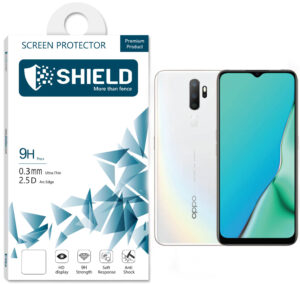 SHIELD Screen Protector 9D Glass “Full Coverage ”  for Oppo A5 2020 / A9 2020 – Black