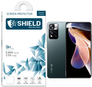 SHIELD Screen Protector Nano Full Coverage “Anti Finger”  for Xiaomi Note 11 Pro (5G) – Black