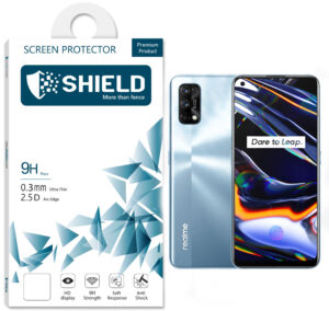 SHIELD Screen Protector 9D Glass “Full Coverage ”  for Realme 7 Pro – Black