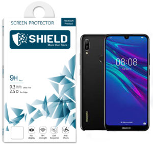 SHIELD Screen Protector 9D Glass “Full Coverage ”  for Huawei Y6 2019 – Black