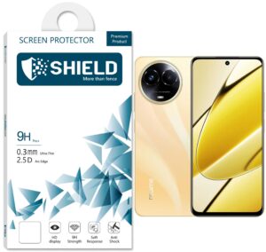 SHIELD Screen Protector 9D Glass “Full Coverage” For Realme 11 5G” – Black